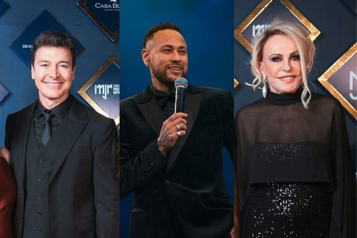 Celebridades como Rodrigo Faro e Ana Maria Braga estiveram em leilão promovido por Neymar (Divulgação/Instituto Neymar Jr.)