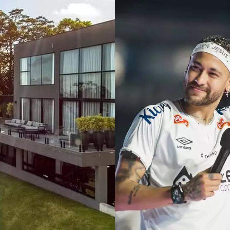 Neymar se mudou para a mansão em Santos em fevereiro de 2025