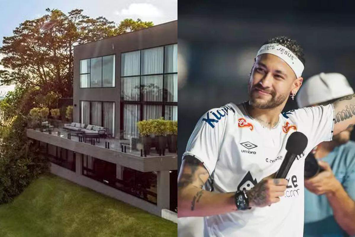Neymar se mudou para a mansão em Santos em fevereiro de 2025