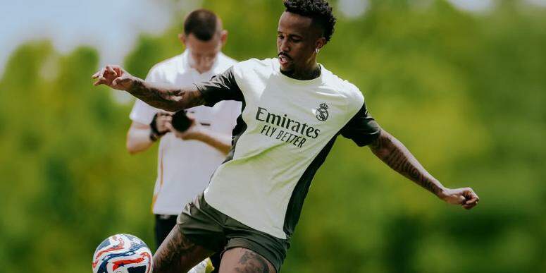 Militão ficou oito meses afastado após romper o ligamento cruzado anterior e o menisco em novembro de 2024