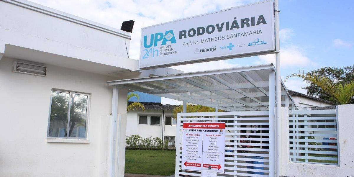 A obra da UPA Rodoviária teve prazo estendido em Guarujá