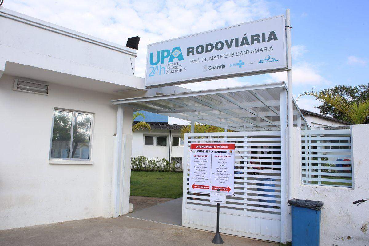 A obra da UPA Rodoviária teve prazo estendido em Guarujá