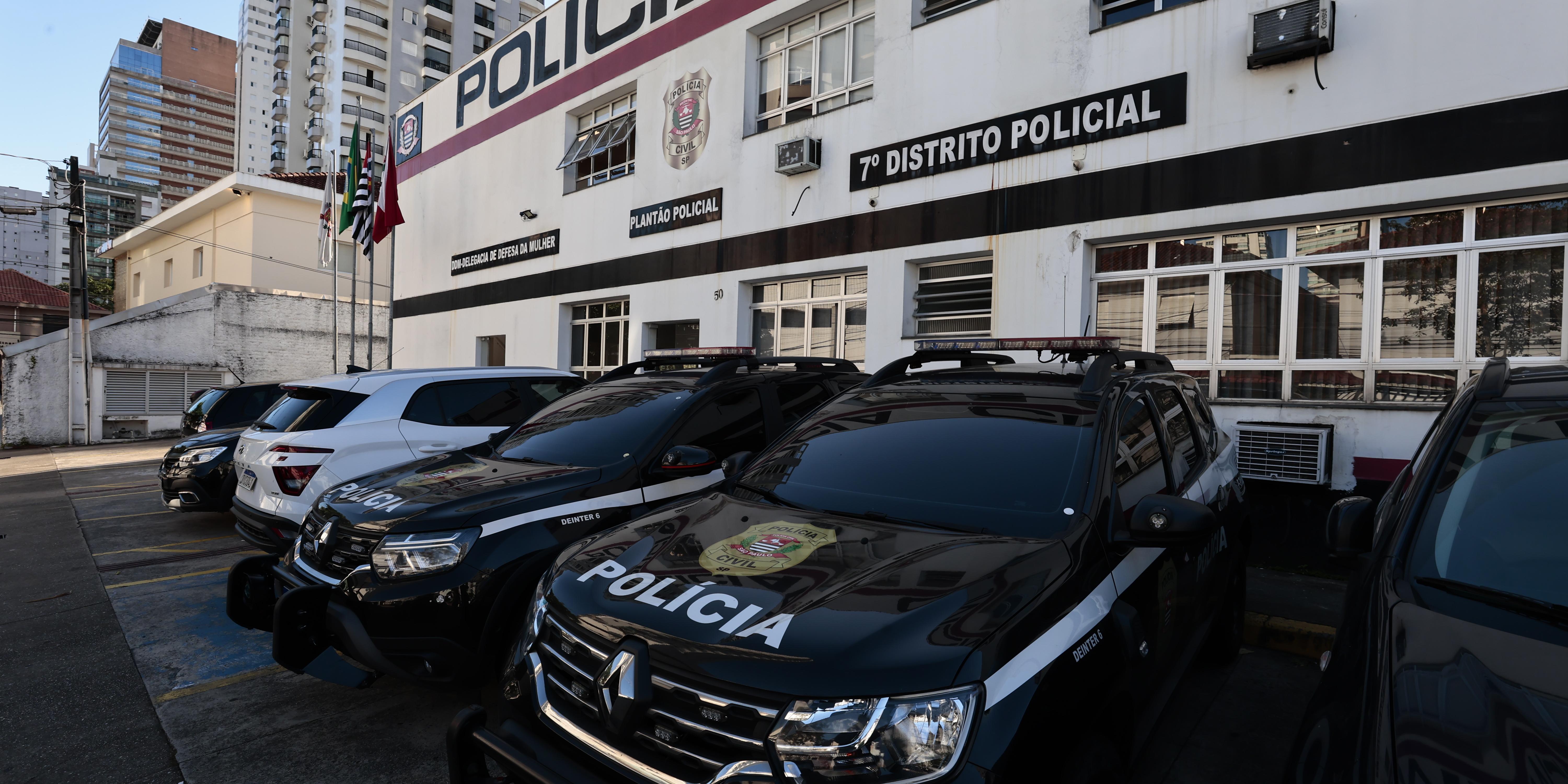 O caso foi registrado na Central de Polícia Judiciária de Santos