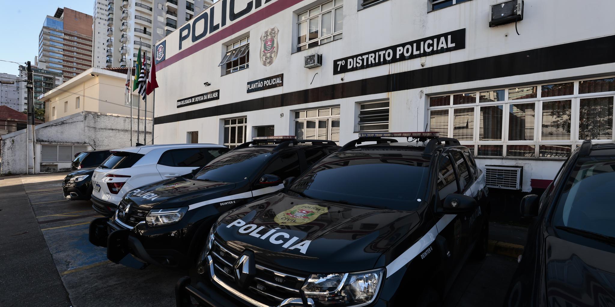 O caso foi registrado na Central de Polícia Judiciária de Santos