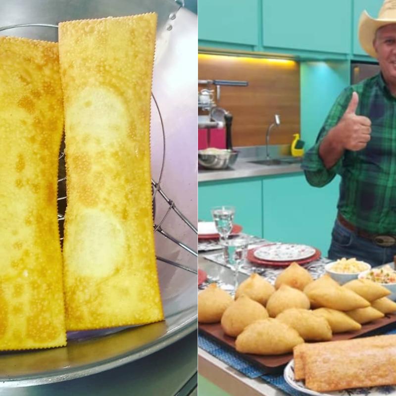Donizete é o proprietário do pastel mais famoso da região