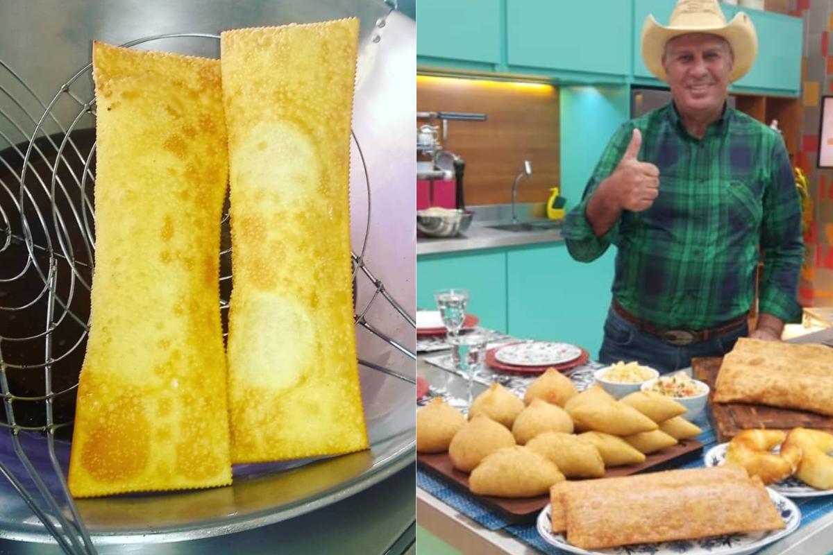 Donizete é o proprietário do pastel mais famoso da região