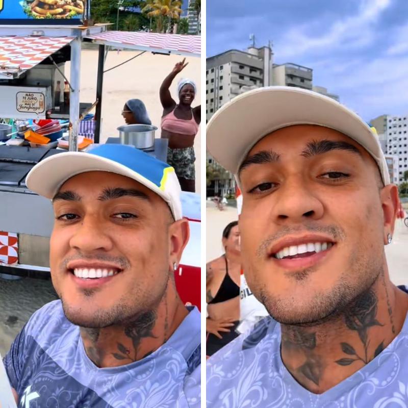 Mc Binn compartilhou nas suas redes sociais