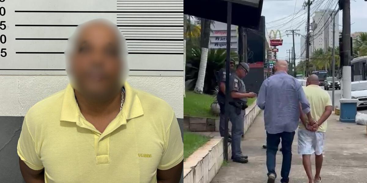 Homem foi preso e conduzido à Delegacia Sede de Guarujá