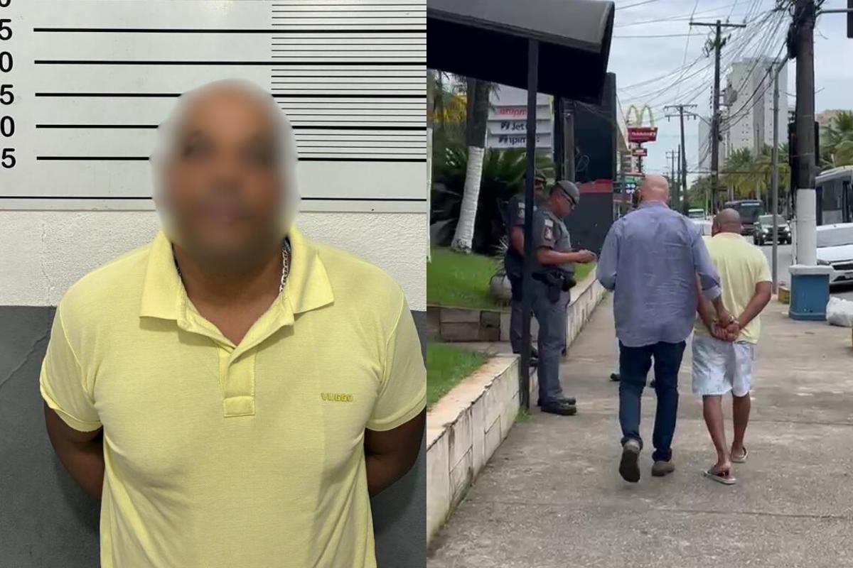 Homem foi preso e conduzido à Delegacia Sede de Guarujá