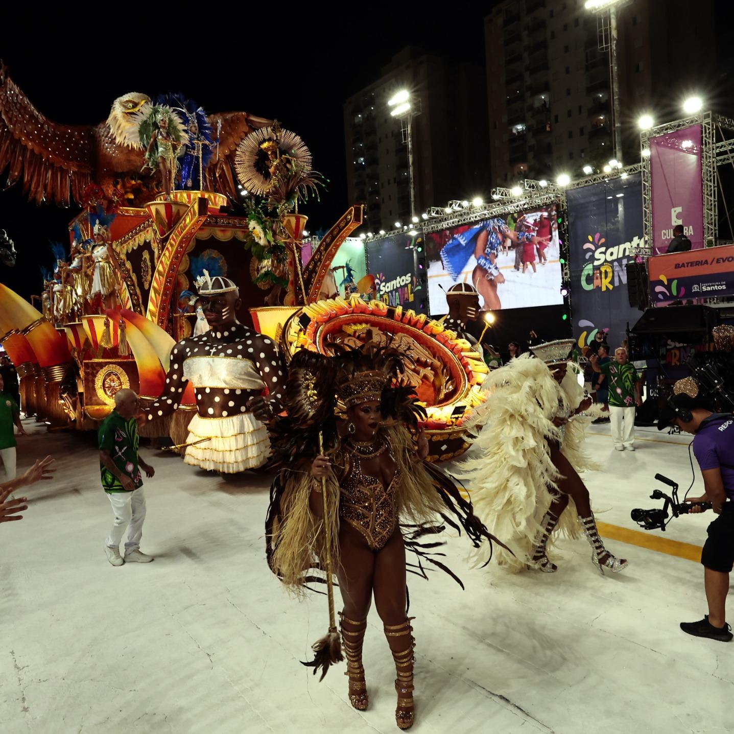 União Imperial é a grande campeã do Carnaval 2026 em Santos