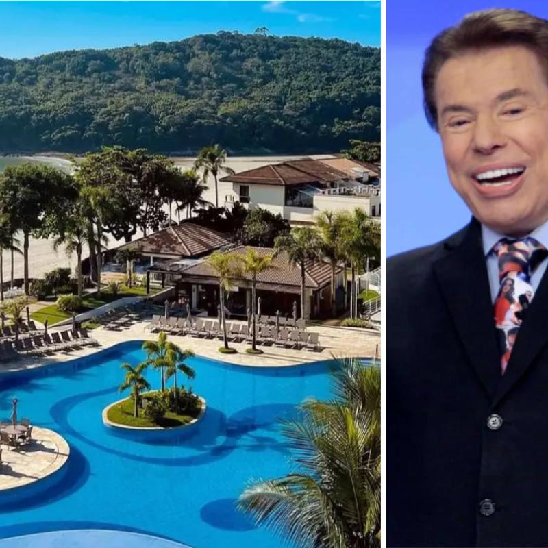 O Hotel Jequitimar é diretamente ligado à trajetória empresarial de Silvio Santos