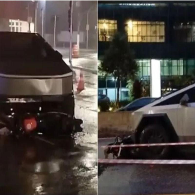  Motociclista morre após bater em carro futurista da Tesla na zona sul de SP