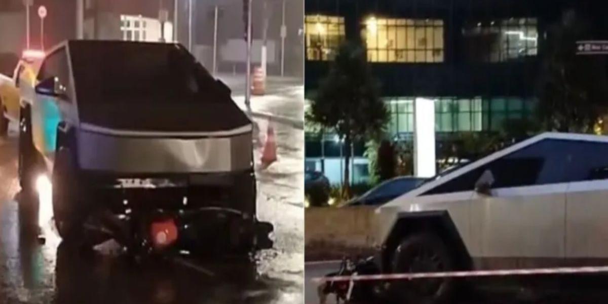  Motociclista morre após bater em carro futurista da Tesla na zona sul de SP