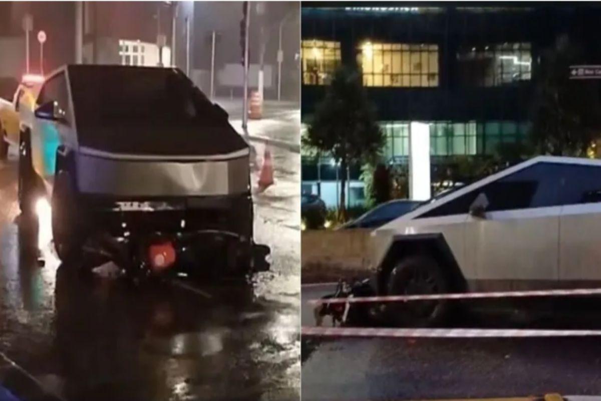  Motociclista morre após bater em carro futurista da Tesla na zona sul de SP