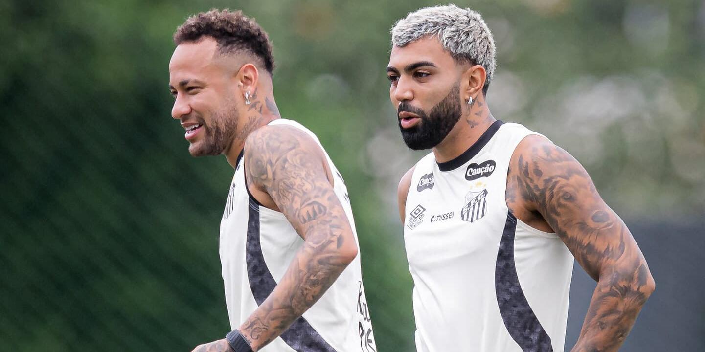 Neymar e Gabigol não pegam o Athletico-PR, mas devem enfrentar o Velo Clube no domingo