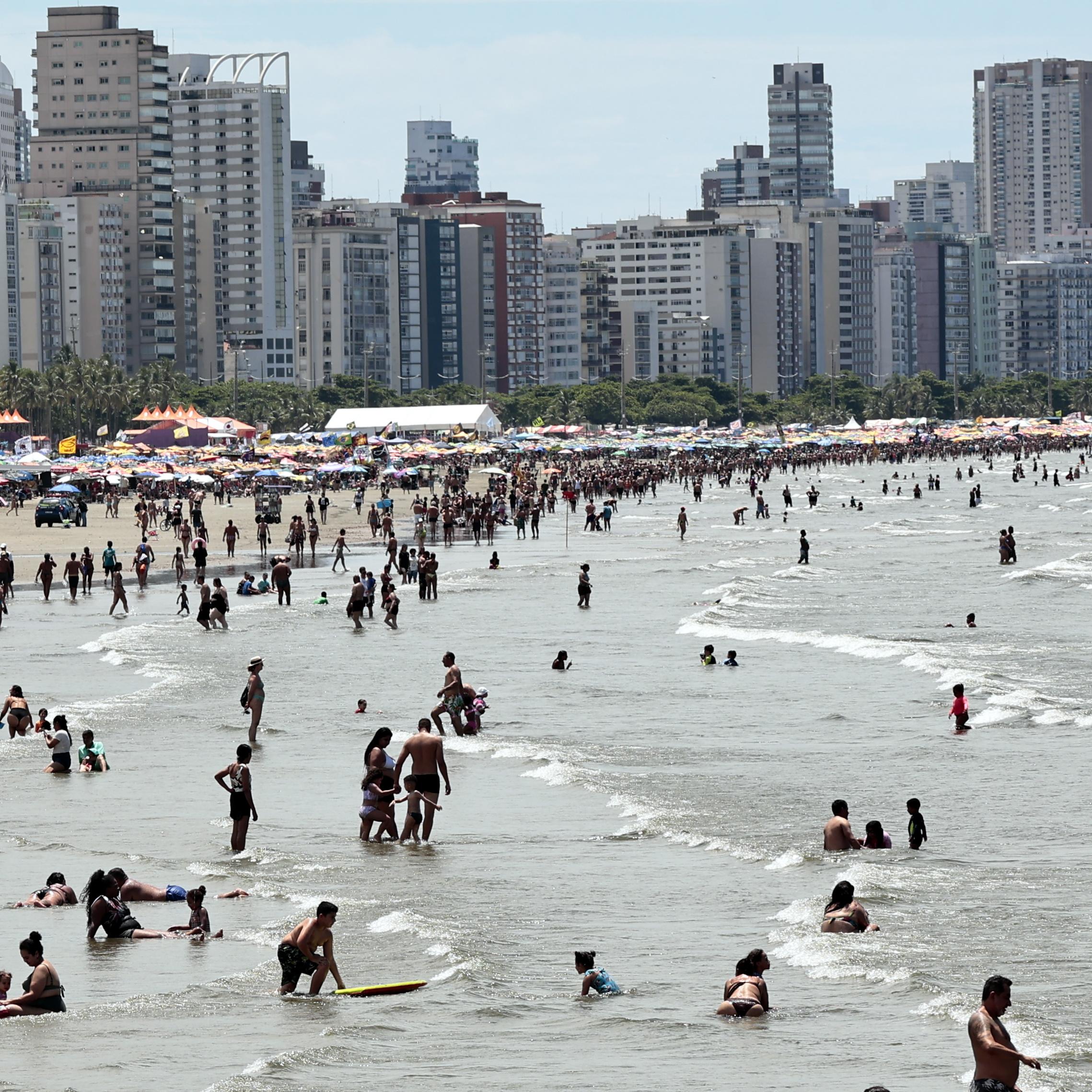 Santos (foto) projeta até 401,4 mil visitantes; esperam ainda mais Guarujá (800 mil) e Praia Grande (600 mil)