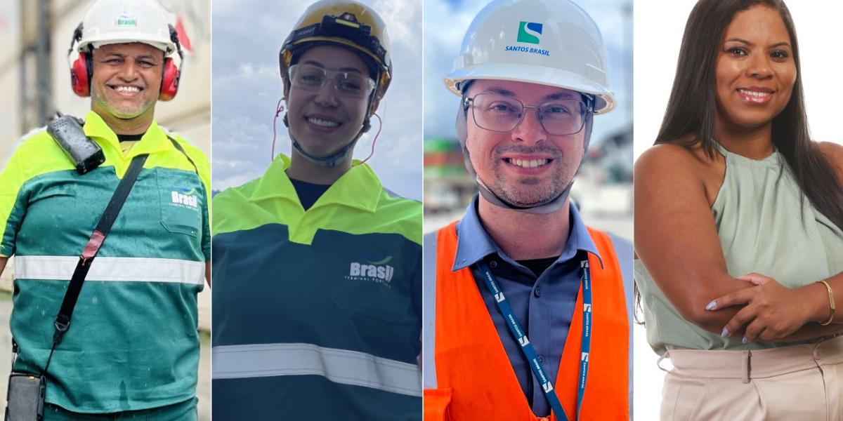 Da esquerda para a direita: Alexandre Nascimento, Bruna Souza, Bruno Moraes e Suzanne Sena