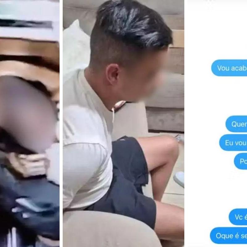 Jonas enviou SMS xingando e ameaçando a vítima três dias após agredi-la