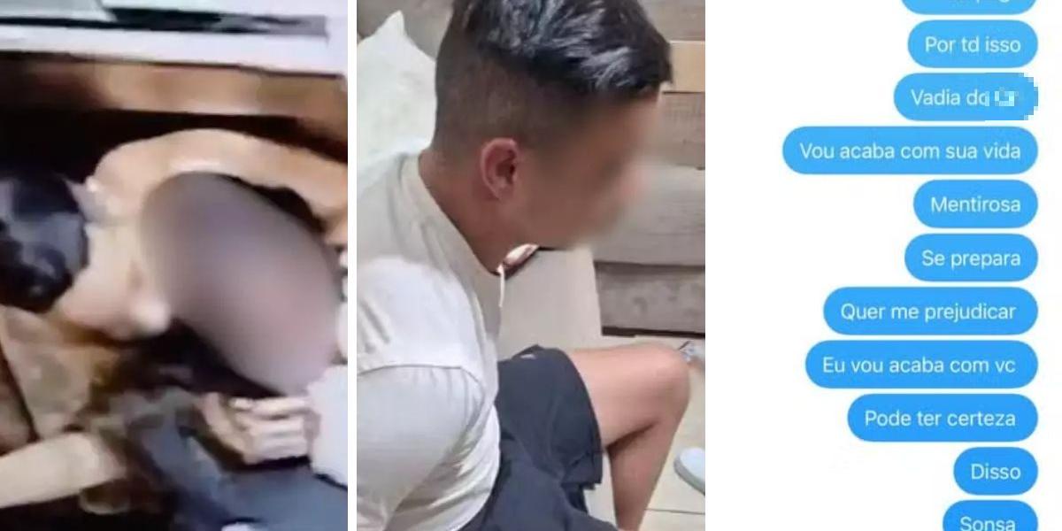 Jonas enviou SMS xingando e ameaçando a vítima três dias após agredi-la