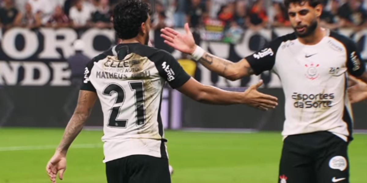 Matheus Bidu foi um dos autores dos gols do Timão