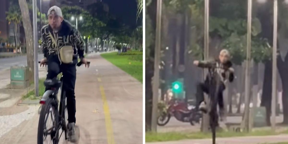 Na legenda da publicação, o artista escreveu: “Bagulho é 'loko'. Uma ótima noite a você que leu”.