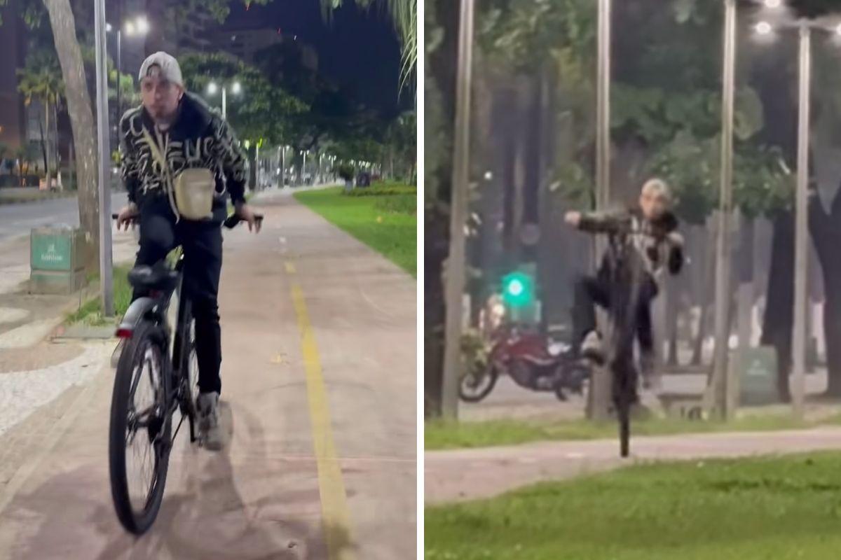 Na legenda da publicação, o artista escreveu: “Bagulho é 'loko'. Uma ótima noite a você que leu”.