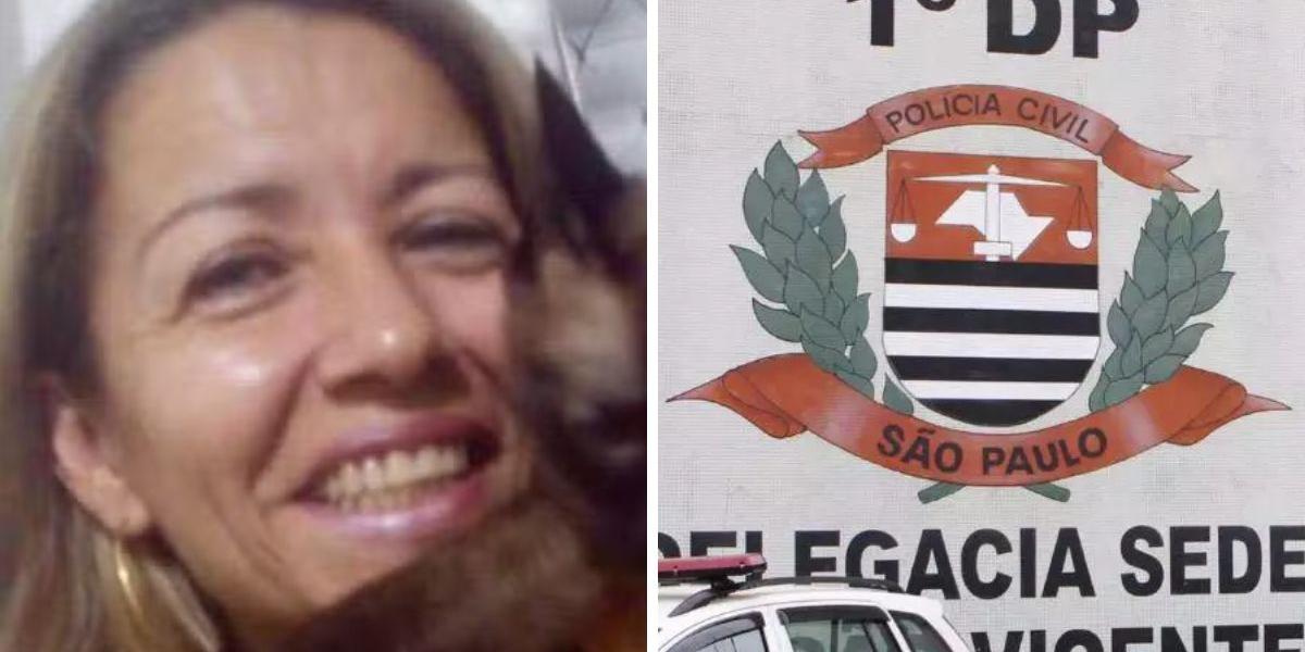 Roseli foi achada sem vida dentro do apartamento que morava no Centro de São Vicente. Caso foi registrado como morte suspeita no 1° DP