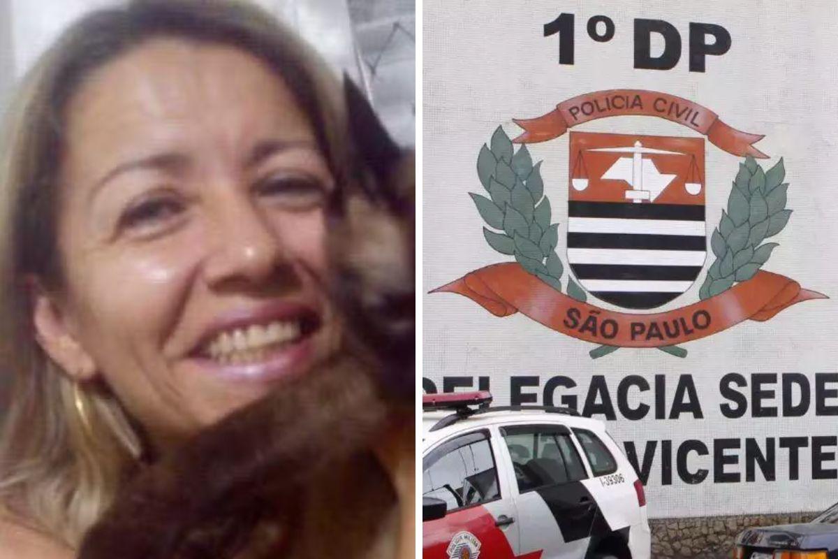 Roseli foi achada sem vida dentro do apartamento que morava no Centro de São Vicente. Caso foi registrado como morte suspeita no 1° DP