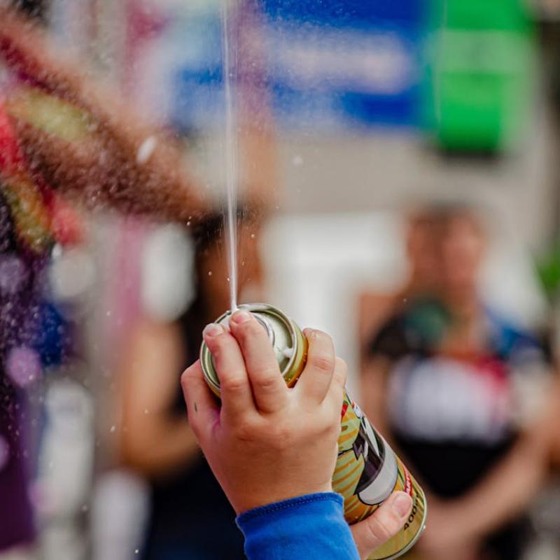 Spray de espuma pode render multa em Mongaguá