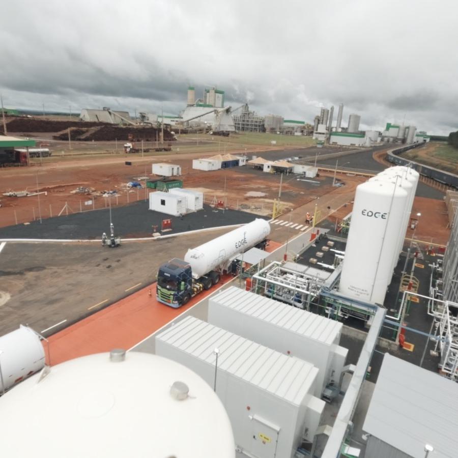 Uma indústria instalada em Indianápolis tornou-se a primeira unidade fora do Estado a receber GNL