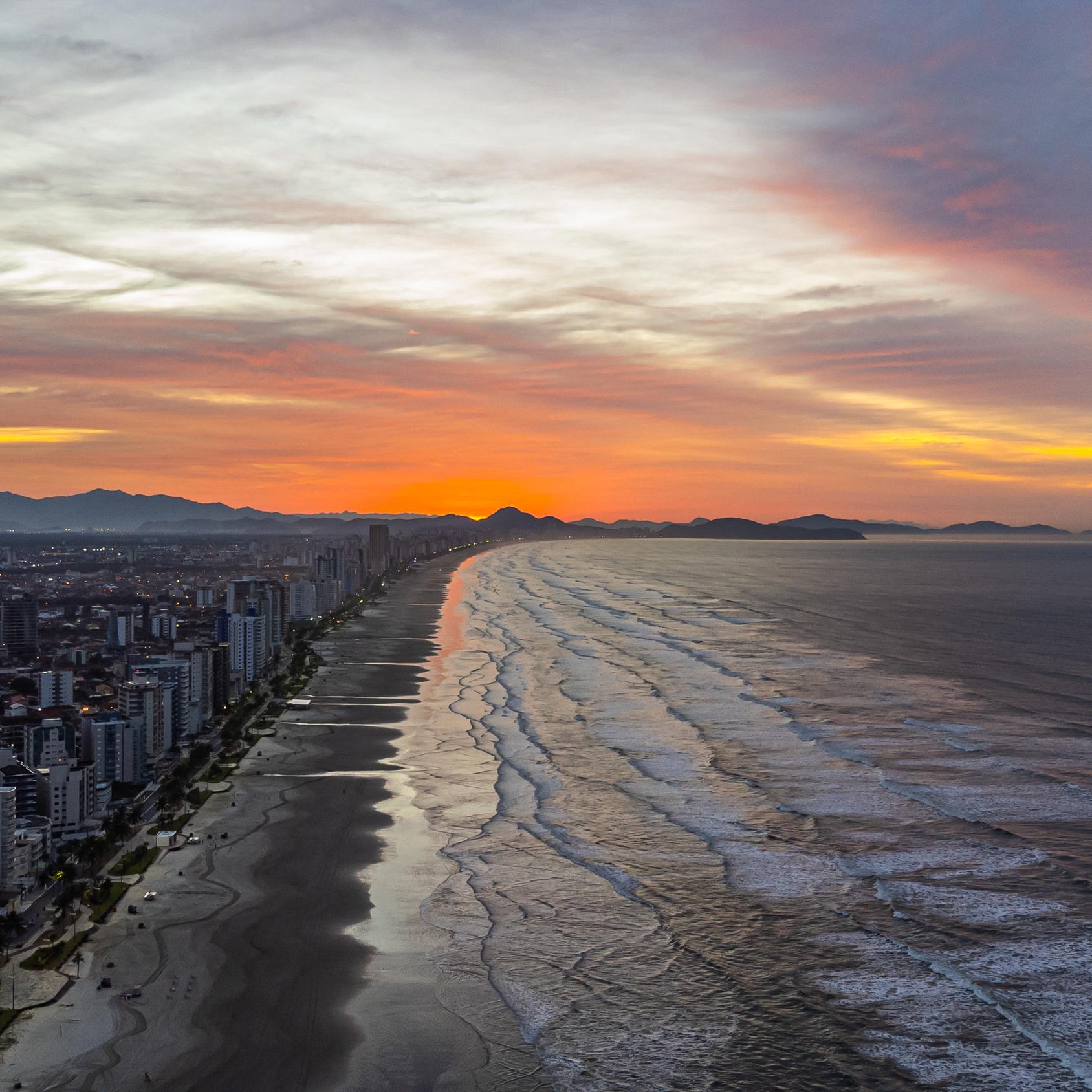 Praia Grande vista de cima