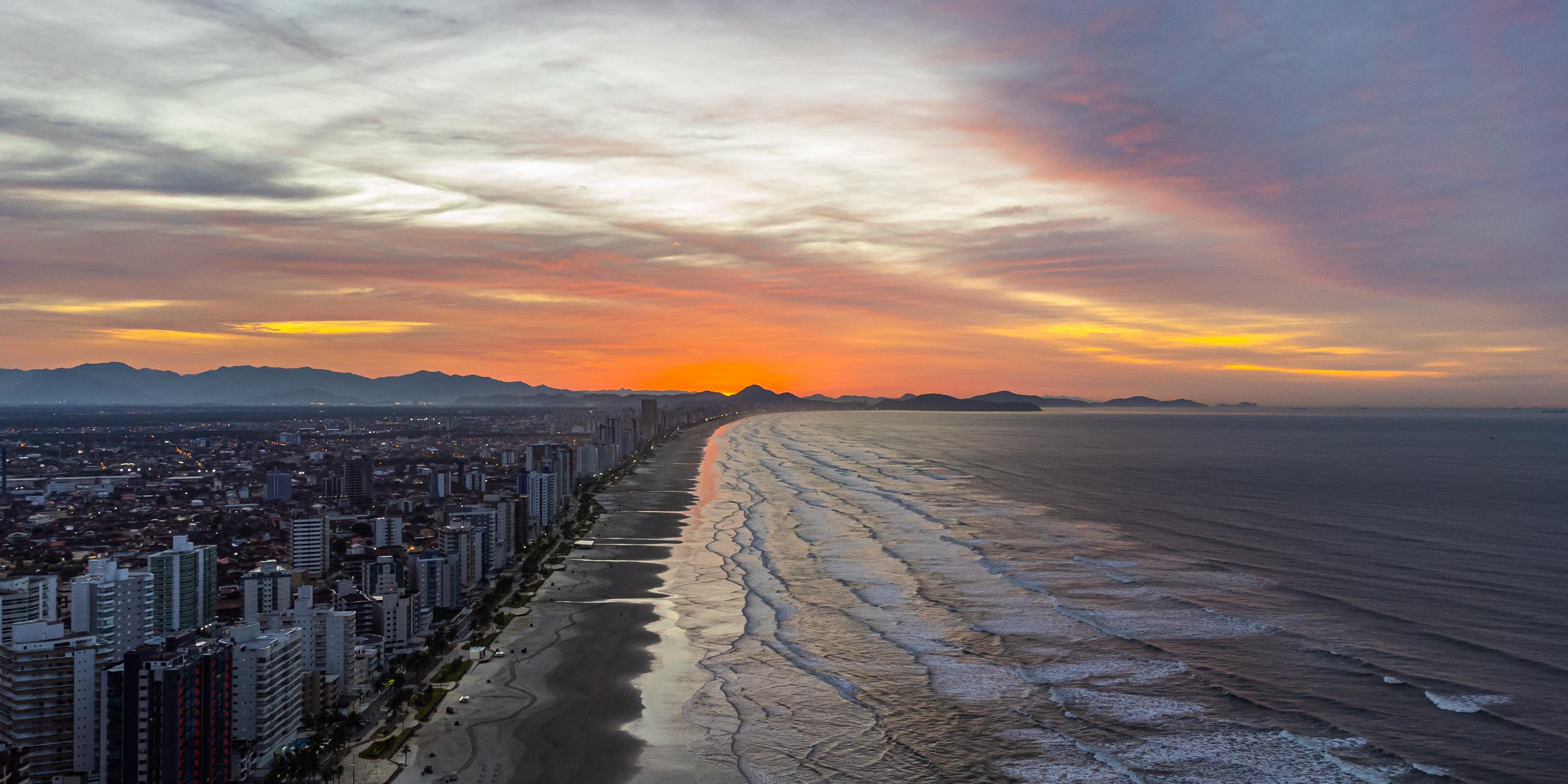 Praia Grande vista de cima