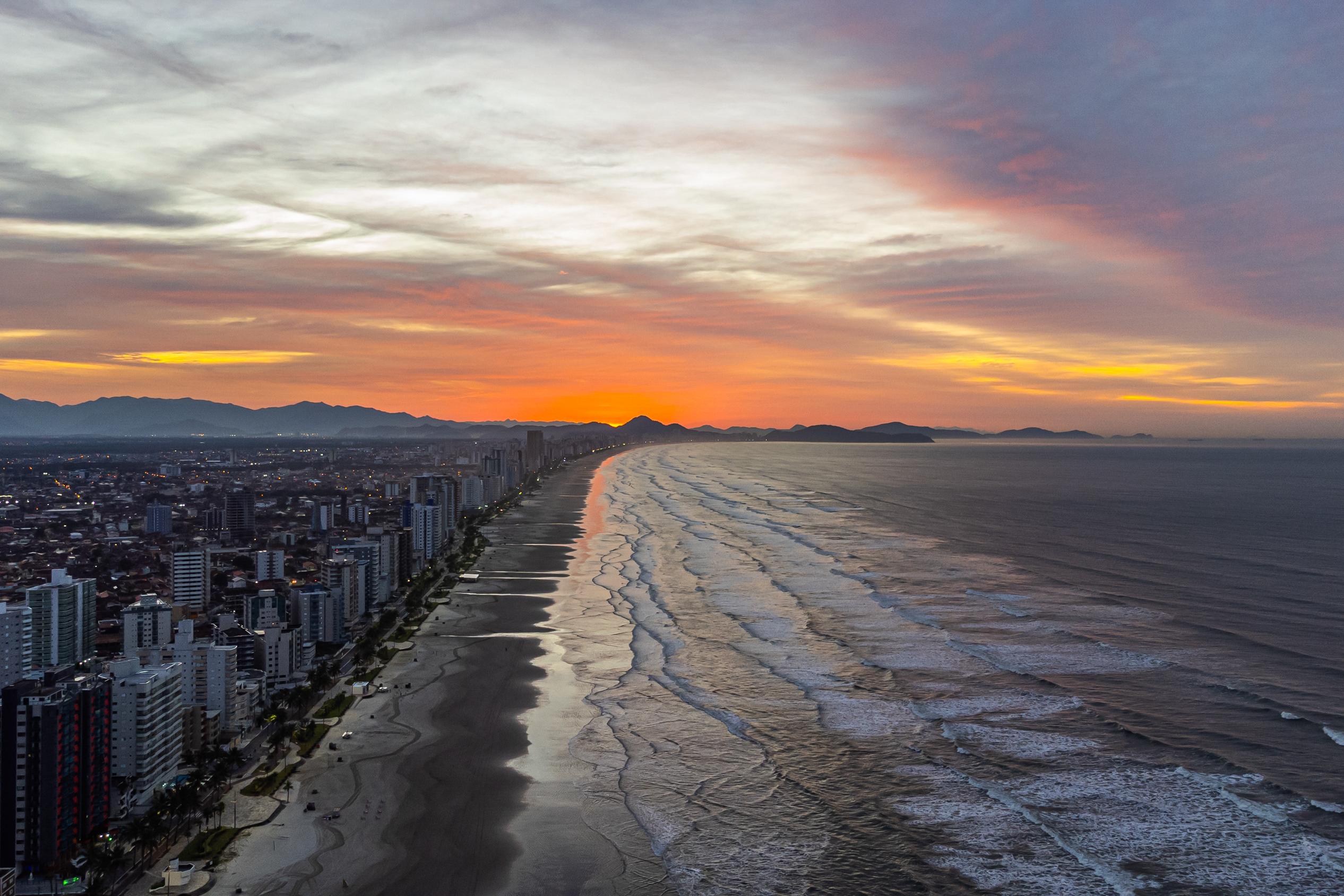 Praia Grande vista de cima