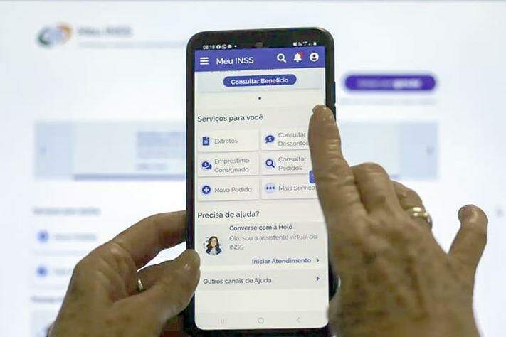 Pedidos podem ser feitos por meio do aplicativo ou portal Meu INSS
