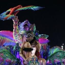 A Imperatriz Leropoldinense homenageou o cantor Ney Matogrosso