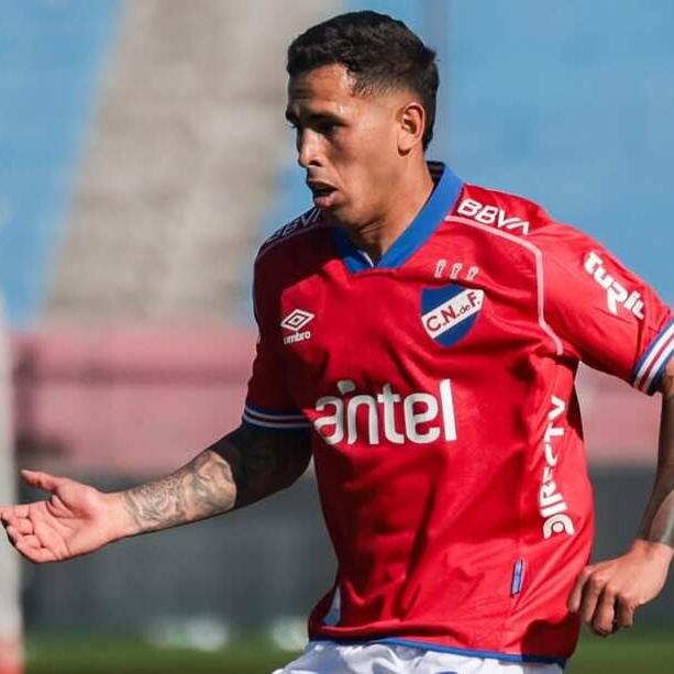 Christian Oliva, volante do Nacional do Uruguai, de 29 anos, deve assinar por três temporadas