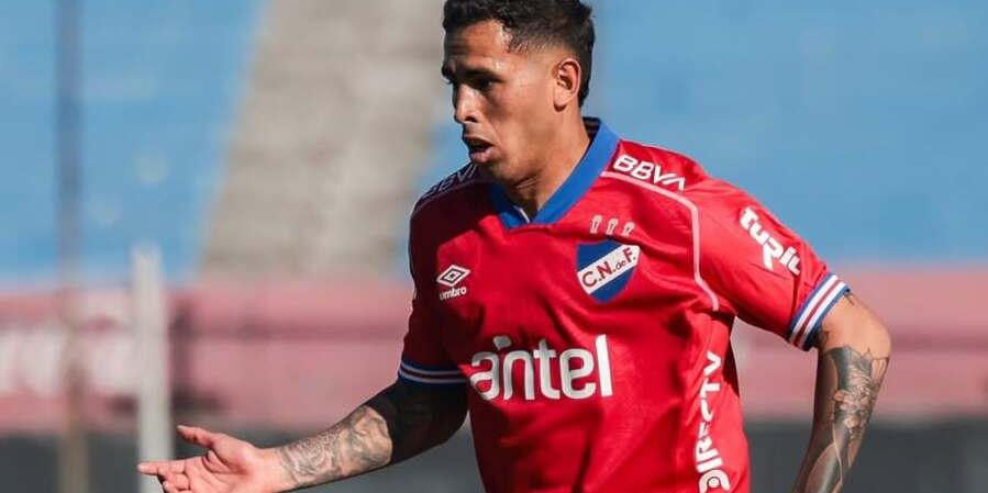Christian Oliva, volante do Nacional do Uruguai, de 29 anos, deve assinar por três temporadas