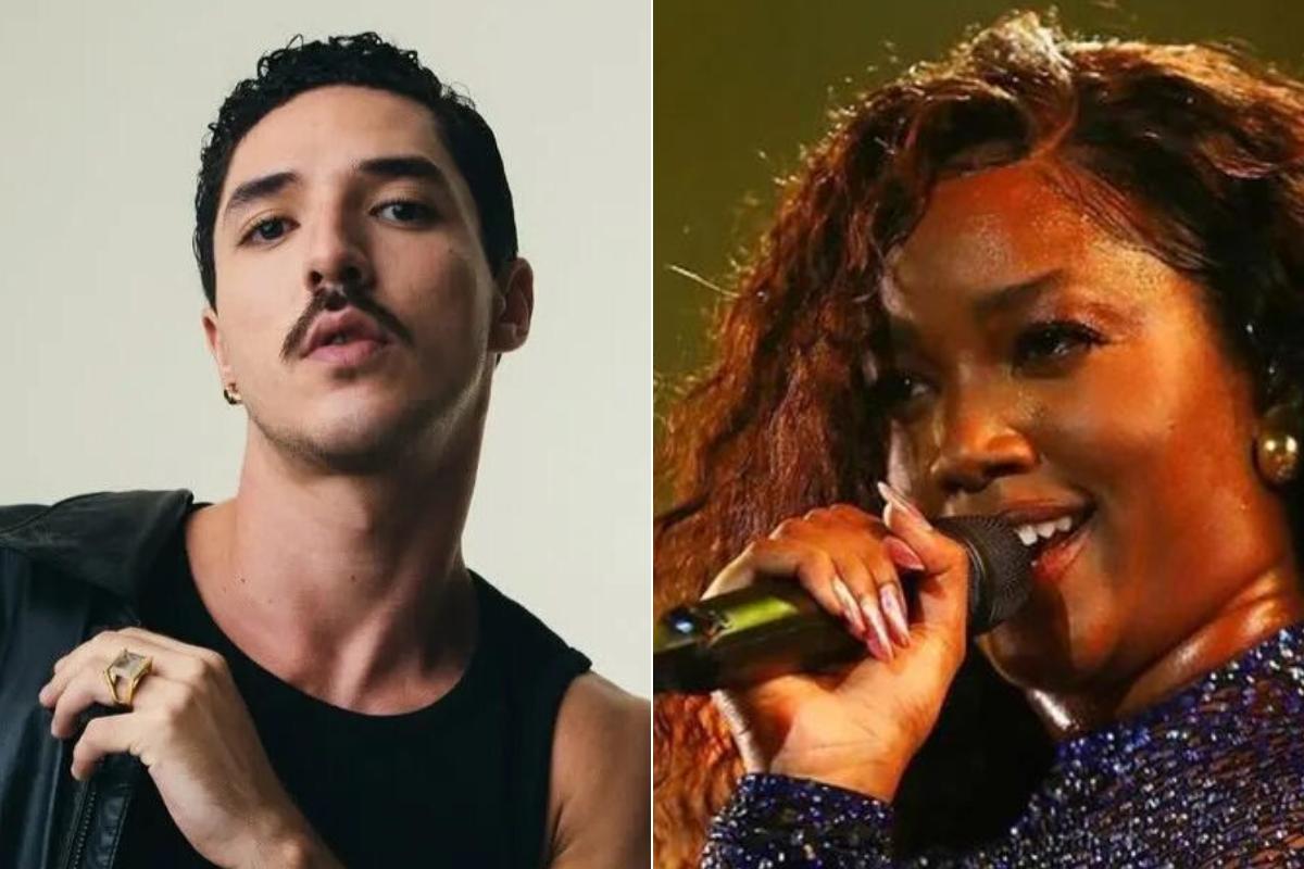 Os dois posaram para fotos aos beijos em um dos camarotes da Sapucaí na madrugada desta terça-feira, 17