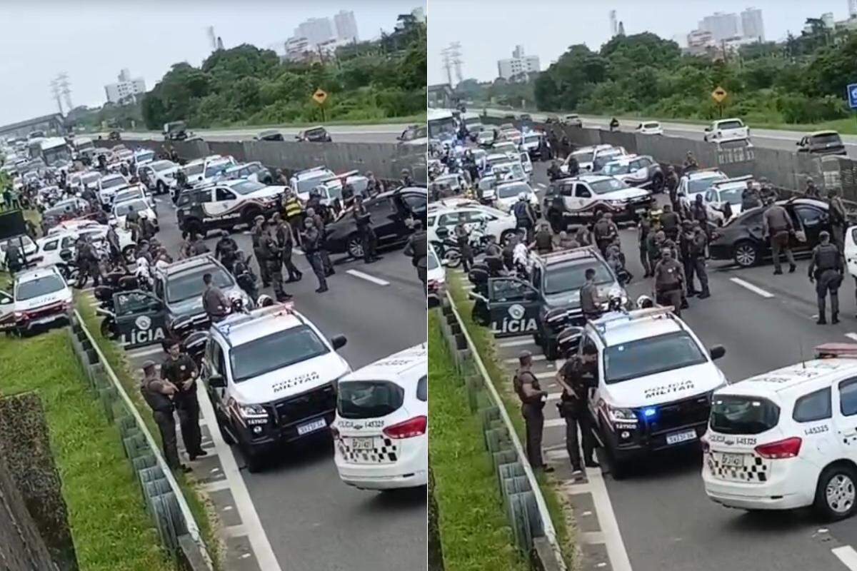 Perseguição ocorreu na tarde desta terça (17), na Rodovia Padre Manoel da Nóbrega