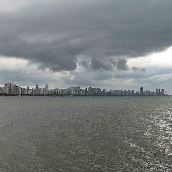 Chuva está prevista para os próximos dias na Baixada Santista