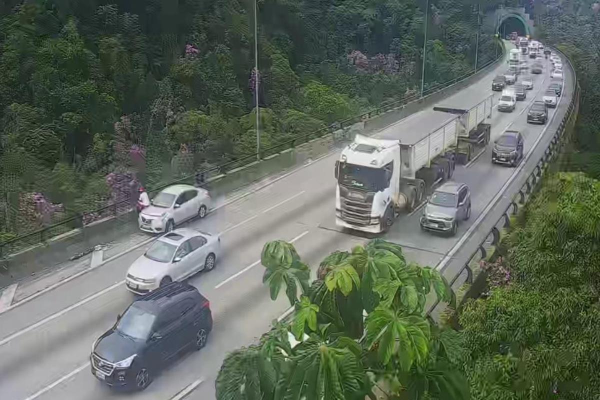As rodovias Imigrantes e Anchieta concentram a maior parte da lentidão nas estradas do litoral de São Paulo