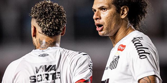 Neymar e Willian Arão são peças fundamentais no esquema do técnico Juan Pablo Vojvoda