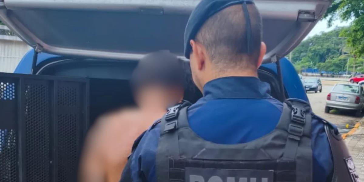 Suspeito foi detido por equipe da Romu de Itanhaém