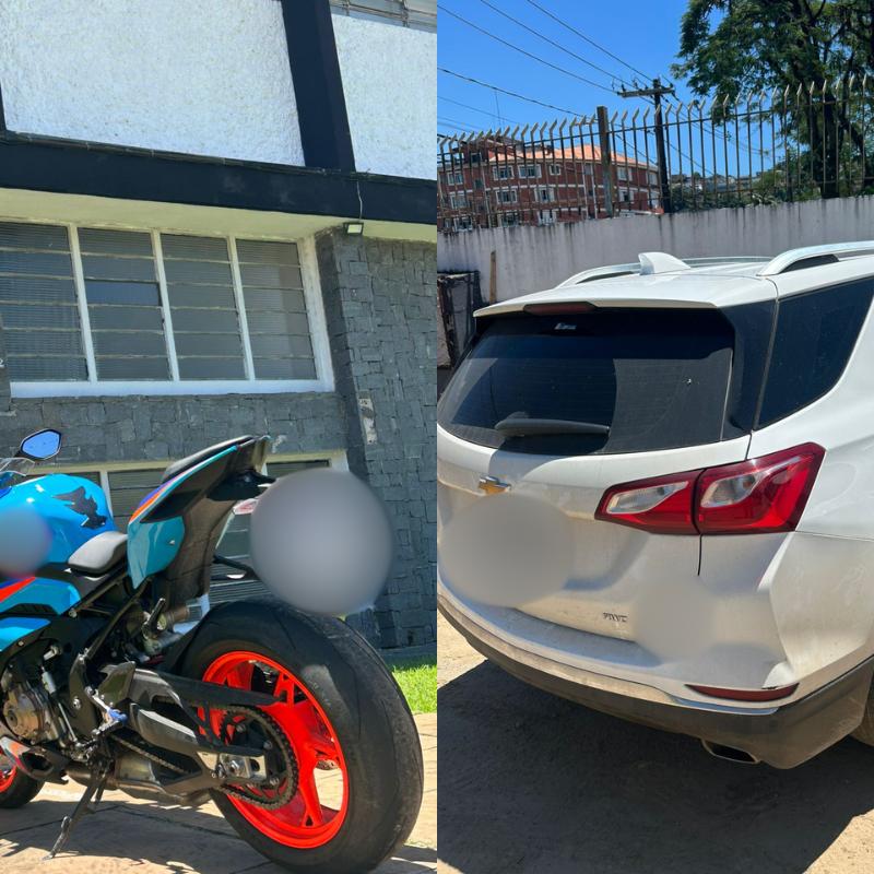 Veículos foram apreendidos pela Polícia Civil durante as ações