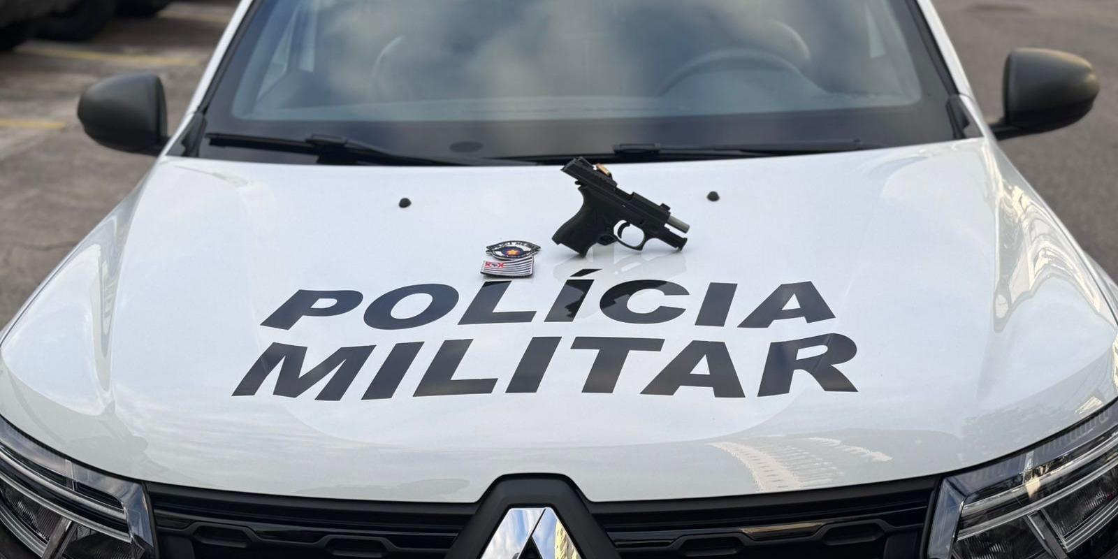 O infrator permaneceu à disposição da Justiça