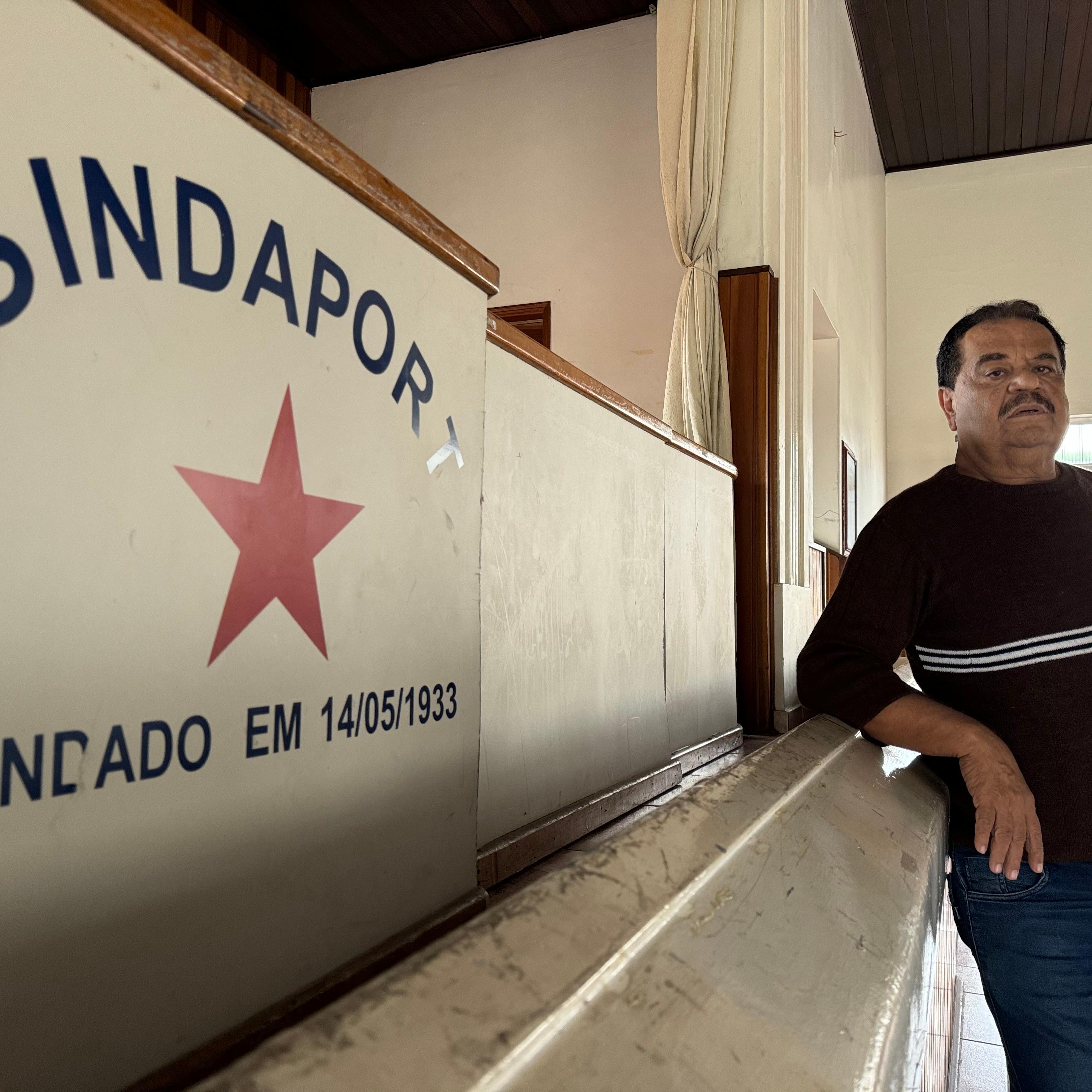 Everandy Cirino dos Santos, presidente do Sindaport, está preocupado com os associados da entidade