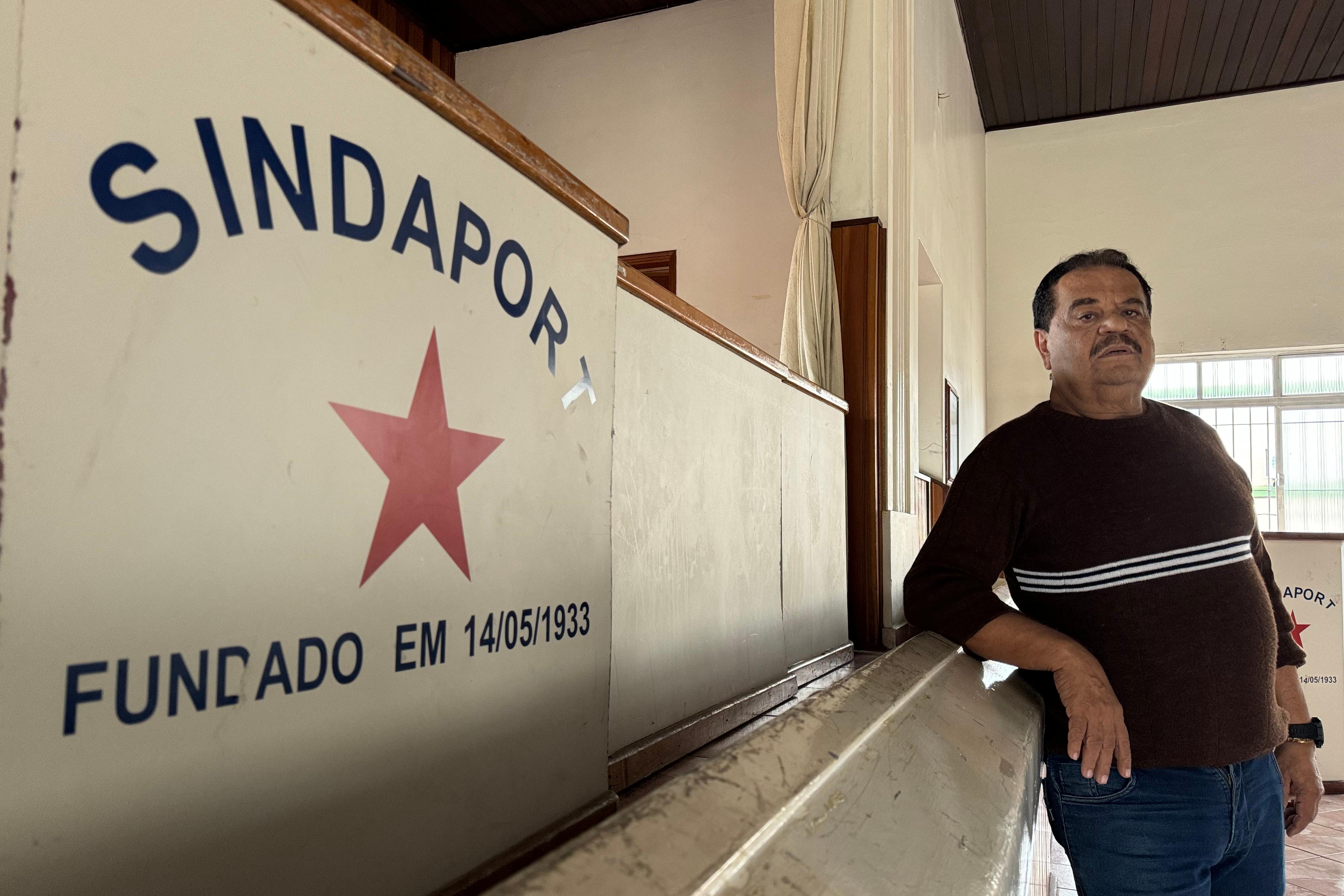 Everandy Cirino dos Santos, presidente do Sindaport, está preocupado com os associados da entidade