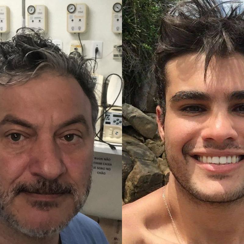 Mazini (à direita) utilizou o CRM de Di Vaio (à esquerda) durante os atendimentos médicos