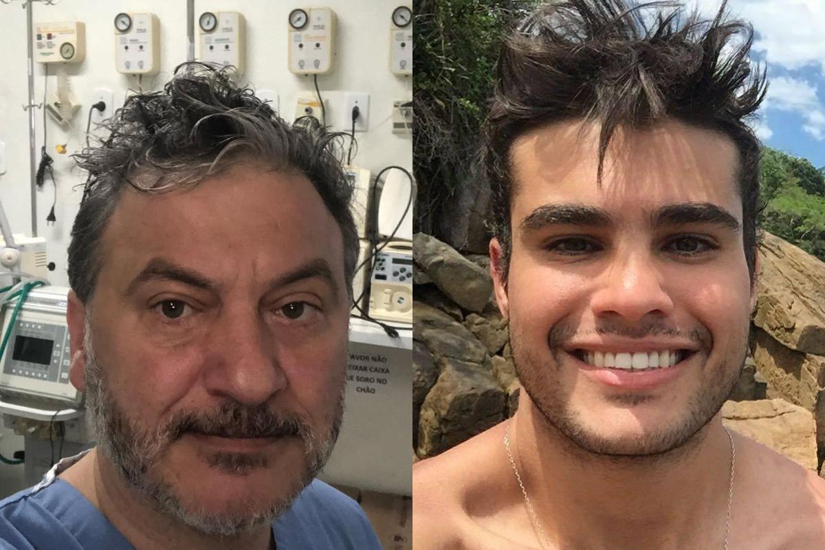 Mazini (à direita) utilizou o CRM de Di Vaio (à esquerda) durante os atendimentos médicos