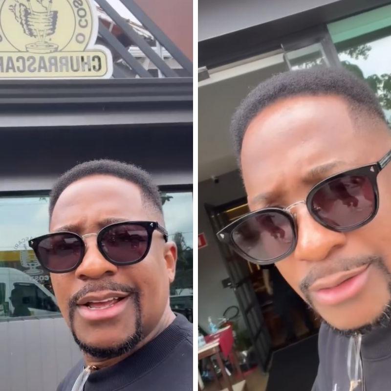 Mumuzinho relembrou o 1° encontro com sua esposa em um story do Instagram